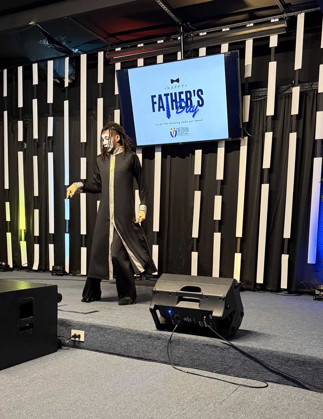 Mime ministry on Father's Day at Freedom Christian Center